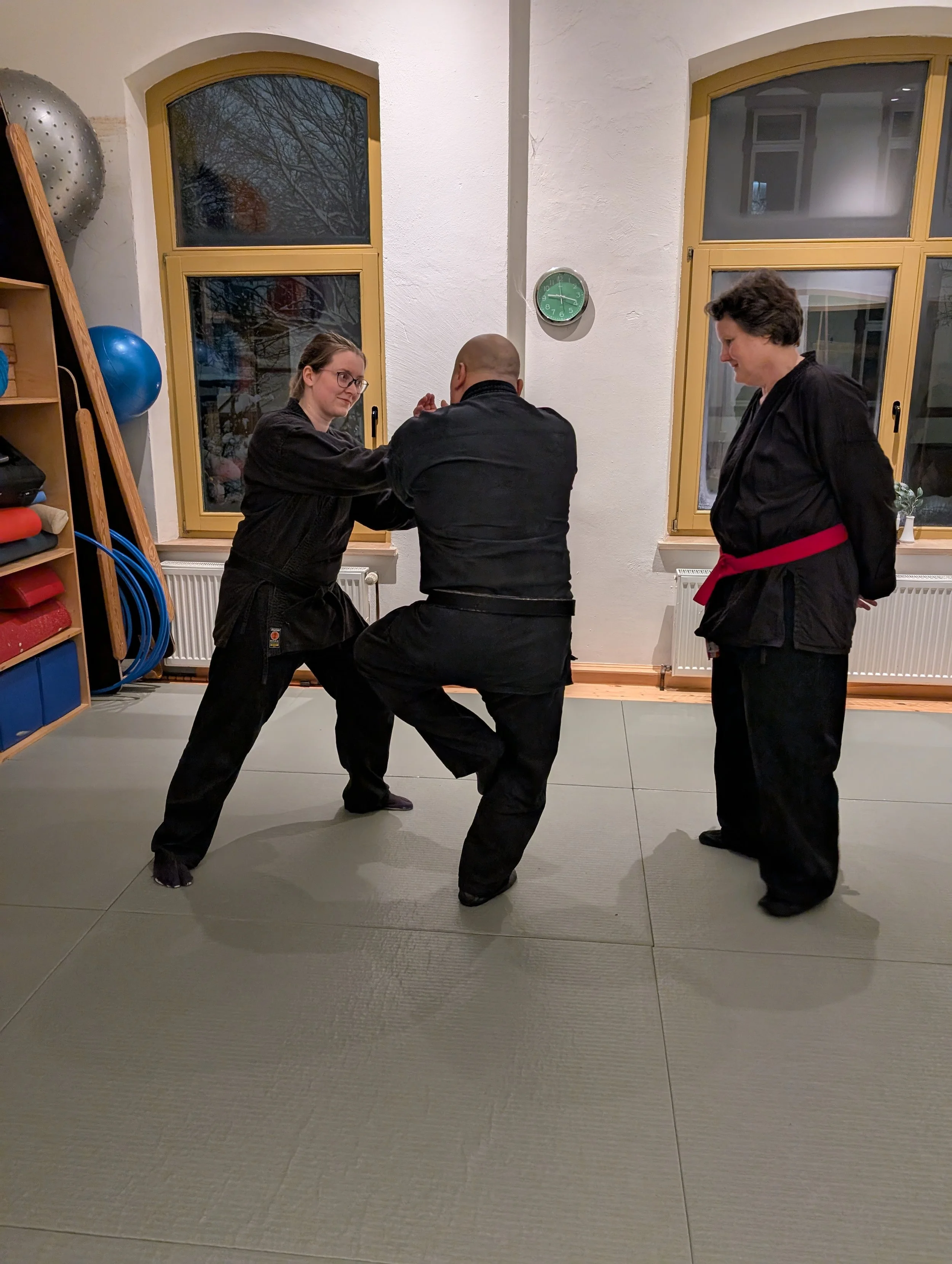 Trainingsraum des Bujinkan Hoshi Dōjō Hamburg
